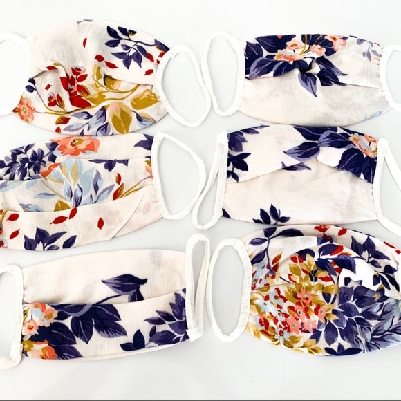 Other - 3 Face Mask/covering floral